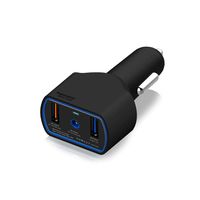 PoderCamino 120W Car Charger for MacBook Pro 15 13 Retina MacBook Air 13 11 MacBook 13 Car Power Supply Adapter (Connector MagsafeL Magsafe2), Dual USB QC Fast Charging for Tablet Smartphone -MBC120