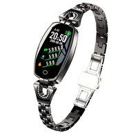 Lanbter Women Fashion Digital Display Buckle Closure Smart Bracelet Health Wristband Smart Watches