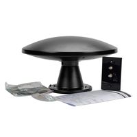 Magnadyne RVTV-B2 Omni-Directional Amplified TV/AM/FM Antenna and Distribution Plate Black