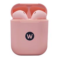 Bluetooth Earbuds Wireless Earbuds Bluetooth Earphones Wireless Headphones, Bluetooth 5.0, TWS Stereo, Colorful, in-Ear Headphones with Charging Case and Anti-Lost Strap, Magnetic Strap (Pink)