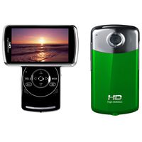 Video Camera Camcorder 3.5 Inch Screen FHD 1080P 30fps Video Recording Touch Control Panel Rotation Screen Handy Pocket Photo Vlogging Camera for YouTube Portable DV (S02)
