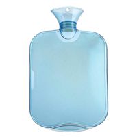 Hot Water Bottles Classic Rubber Transparent Hot Water Bottle 2 Liter with Knitted Cover Bu