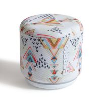 Portable WiFi and Bluetooth Smart Speaker with Amazon Alexa by FABRIQ: Wireless Connectivity with Stereo Pairing for Multi-Room Home Audio (Arrows)