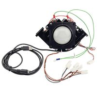 3 inch Arcade Game LED Color Changing trackball with USB and PS2 Interface