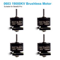 BETAFPV 4pcs 0603 Motor 19000KV Brushless Motors FPV RC for 1S Brushless Tiny Whoop Drone Multirotor Beta65pro or BWhoop B06 etc