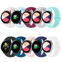 QINICHEN Compatible for Samsung Galaxy Watch Bands 42mm,Soft Sport Silicone 20mm Replacement Wristband Strap Compatible for Galaxy Watch 42mm,Galaxy Watch Active 40mm