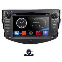 hizpo in Dash Car DVD Player GPS Navigation Radio BT Stereo for Toyota RAV4 2006-2012 Reverse Camera