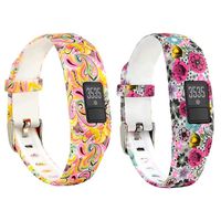 T-BLUER Compatible with Garmin Vivofit 3/JR Case Bands,Silicone Colorful Wristband Strap Replacement for Garmin Vivofit 3/Vivofit JR Watch Band,No Tracker Included