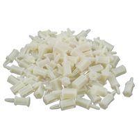 uxcell 100 Pcs Flame Retardant Nylon Screw Mount PCB Supports 12.5mm High