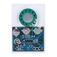 Zopsc Sound Recordable Module 27s Recordable Music Sound Voice Module Chip 0.5W with Button Battery DIY Module Application to The Production of Creative Gifts(Light Version)