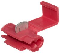 LeeKooLuu 10pcs Quick Splice Connector - Red Pre-Insulated Wire Splice Connectors - 22-18 Wire Range - Includes Protective Cover