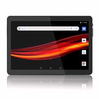 Tablet 10 Inch, 5G WiFi Tablet PC with Dual Camera, 16GB Storage Android 8.1 Tablets, Google Certified, 1280x800 IPS Display, Quad-Core Processor, Bluetooth, GPS, FM - Black