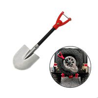 Maxmoral Decoration Metal Shovel Simulation Accessories for 1/10 RC Rock Crawler Axial SCX10 RC Climbing Car Truck Parts