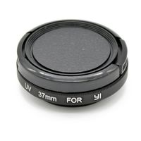 Five Season 1 Pcs UV Filter + Protective Lens Cap Cover Case Black for Xiaomi Yi Xiaoyi Sports Action Camera