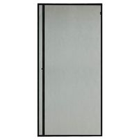 MAGZO Magnetic Screen Door 38x82in Entry Front Door Curtain, Upgrade Left Side Opening Door Mesh with Magnets-Black Fits Door Size up to 38"x82"