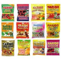 Haribo Gummy Gummies Candy Assorted Variety (Pack of 12)