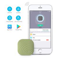 Key Finder, Wonbo Anti-Lost Bluetooth Tracking Locator for Keys, Phones, Wallets, Bags with APP Control Compatible with iOS & Android (Green)