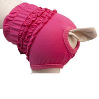 Pet Panty Daoroka Reusable Washable Physiological Sanitary Underwear Pants Diaper for Puppy Girl Female Small Pet Dog Cat (M, RE)