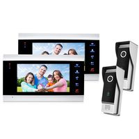 Jeatone 7 Inch Video Doorbell Intercom System House Security Kits