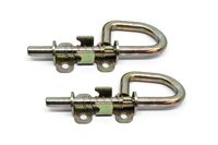 Doors & Door Hardware Loop Style Spring Locking Barrel Bolts for sheds, gates, doors - 1 pair