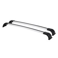 Mophorn Roof Rack Cross Bars Baggage Locking Roof Rail Crossbars Luggage Cargo Ladder Bike Load Roof Cross Bars Black (for Land Rover, for Land Rover Discovery LR3 LR4 2005-2016 Silver)