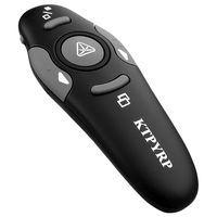 Pointer - Wireless Presenter - RF 2.4G Hz with USB Remote Control PPT Clicker for Powerpoint Presentation by KTPYRP
