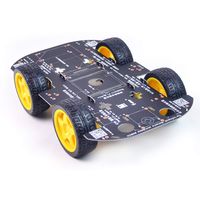4WD Robot Chassis Smart Car Chassis for Raspberry Pi 4/3/2/zero/BBC Microbit/Arduino Robot Project