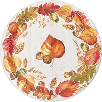 Creative Converting 331988case Fall Give Thanks Paper Plates, One Size, Multicolor