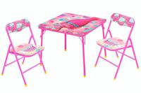 Universal DreamWorks Trolls Table and Chair Set (3 Piece)