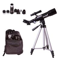Levenhuk Skyline Portable Travel 50 Refractor Telescope with Backpack - Fully Multi-Coated Optics