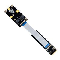 M.2 NGFF Key B/M/B+M to Mini PCI-E Adapter with FFC Cable for WiFi Combo Bluetooth Card
