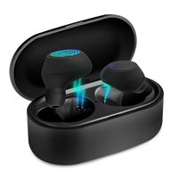 【ZPFGOA X9S】 Wireless Earbuds Bluetooth Headphones,Bluetooth 5.0 Auto Pairing in-Ear Headphones with Wireless Charging Case(Bright Black) 1