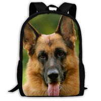 FBHA Travel Backpack Laptop Backpack Large Diaper Bag - German Shepherd Backpack School Backpack for Women & Men