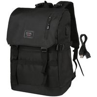 Vbiger 15.6inch Laptop Backpack Large Capacity Backpack for School Travel with USB Charging Function