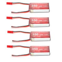 Amyove 2S 350mAh 7.4V 35C Lipo Battery for Micro Fixed Wing Helicopter Four Axis 90GT 95GT 110GT