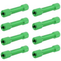 Hobbypark 8-Pack M3x28mm Aluminum Alloy Standoffs Spacer Female-Female for RC Quadcopter Racer Replacement (Green)