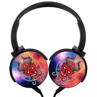 Terror Devil Stereo Portable Headphone Wired Headset