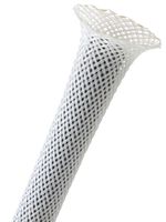 3/8" PET Expandable Braided Sleeving - Color: White - Length: 125FT