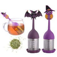House Again Cute Animal Tea Infuser Gift Set - 2 Pack Extra Fine Mesh Tea Strainer for Loose Leaf Tea - 18/8 Stainless Steel Fine Mesh Tea Filter Creative Gift