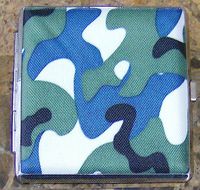 Army Camouflage Metal Full Size Cigarette Case (Camouflage 2)