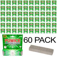 Pumice Heavy Duty Hard Stain Toilet Cleaner 60 Pack-Calcium, Lime, Rust, Hard Water