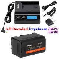 Kastar Fast Charger and BP-U30 Battery (1X) for Sony BP-U90 BP-U60 BP-U30 and PXW-FS7/FS5/X180 PMW-100/150/150P/160 PMW-200/300 PMW-EX1/EX1R PMW-EX3/EX3R PMW-EX160 PMW-EX260 PMW-EX280 PMW-F3/F3K/F3L