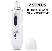 Pecute Dog Nail Grinder Rechargeable Electric Pet Nail Trimmer for Paw Grooming Gentle and Painless Paw Trimmer Clipper Nail Clipper for Small and Medium Dogs