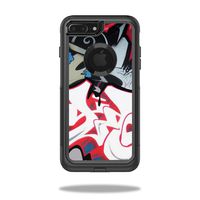 MightySkins Protective Vinyl Skin Decal Compatible with OtterBox Commuter iPhone 7 Plus Case wrap Cover Sticker Skins Graffiti Mash Up