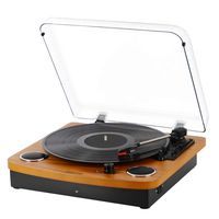 Record Player Turntable,Pareiko Vintage Vinyl Record Turntable Player,Bluetooth Record Player with Speaker,Vinyl to MP3 Recording ,RCA Output,3.5mm Aux Input,Headphone Jack