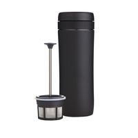 Espro Travel Coffee Press, Stainless Steel, 12 oz (Matte Black)