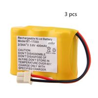 ELEOPTION(TM) Cordless Phone Battery for 400mAh 3.6V Vtech BT-17333, BT-27333, CS2111, 01839, Sanyo : CLT3500, GESPCH06, Radio Shack: CS90174 12280731 23-956 23-9069 43-3215, Novacell: 3MR600 2/3AA 3MR6002/3AA