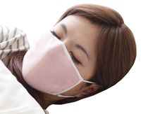 Large Format Moist Silk Night mask (with Porch) Pink Pink