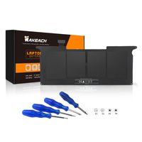 Wakeach New Laptop Battery for Apple A1370 A1375 (Late 2010 Version) MacBook Air 11-Inch, Also fits MC507 MC505LL/A MC506LL/A MC507LL/A - 12 Months Warranty [4-Cell 4800mAh / 35Wh]