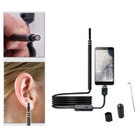 Ishowstore HD Visual Ear Endoscope Ear Cleaning Tool 5.5mm Visual Earpick 2 in 1 Multifunction USB Interface for Android Computer
